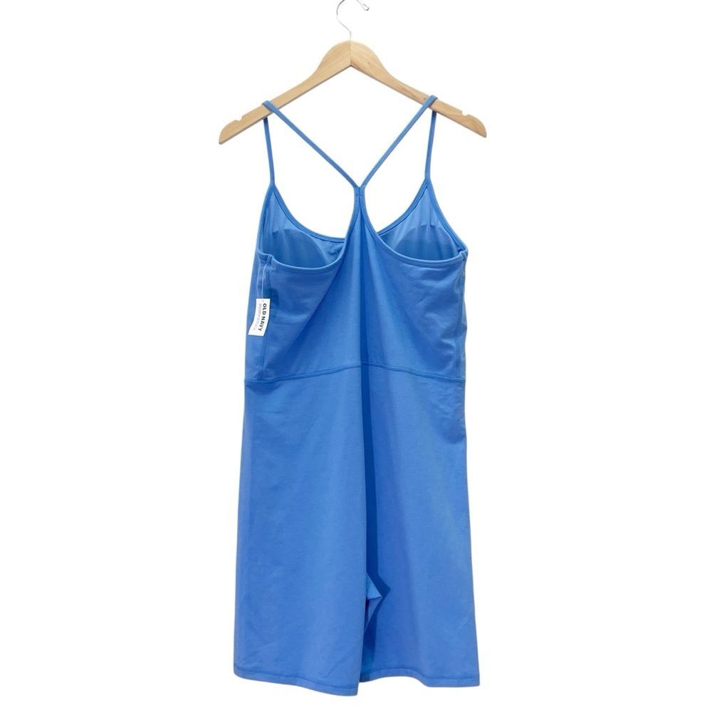 NWT Old Navy PowerChill Racerback Bodysuit Blue Size XL Tall Go-Dry One Piece - Picture 3 of 12